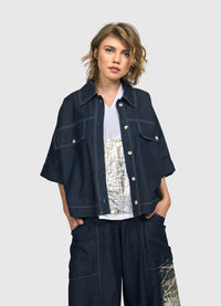 Alembika Dallas Cropped Shirt Jacket