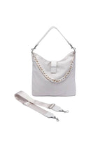 WanderFull Oyster HydroHobo Bag with Silver Hardware