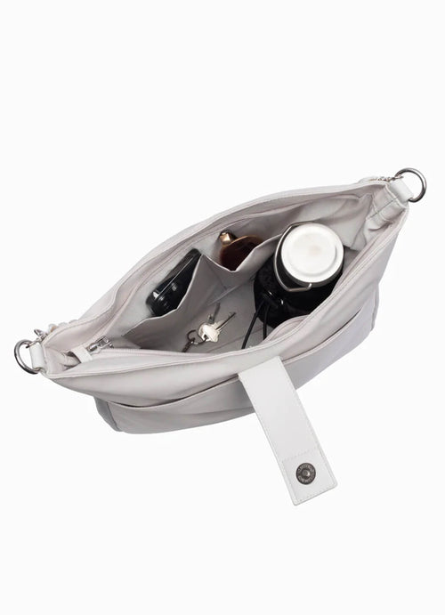 WanderFull Oyster HydroHobo Bag with Silver Hardware
