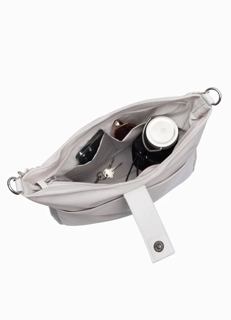 WanderFull Oyster HydroHobo Bag with Silver Hardware