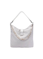 WanderFull Oyster HydroHobo Bag with Silver Hardware
