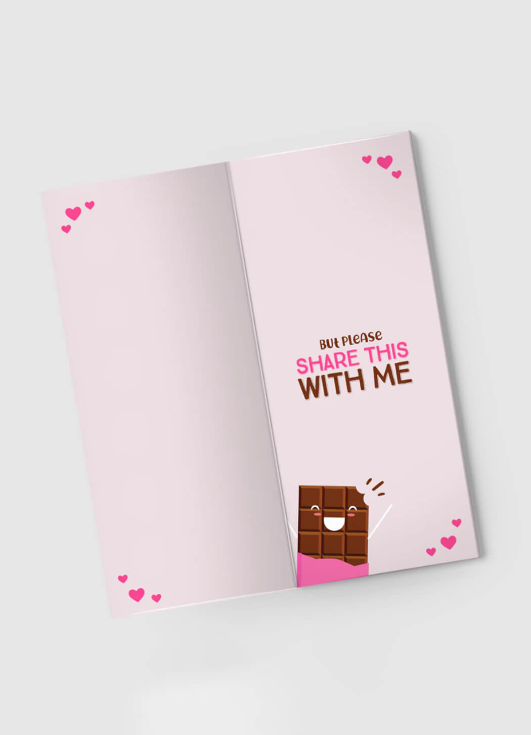 Sweeter Cards "I Love You More Than Chocolate" Chocolate-Bar Greeting Card