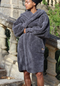 Nordic Beach Long Body Wrap - Koala Grey