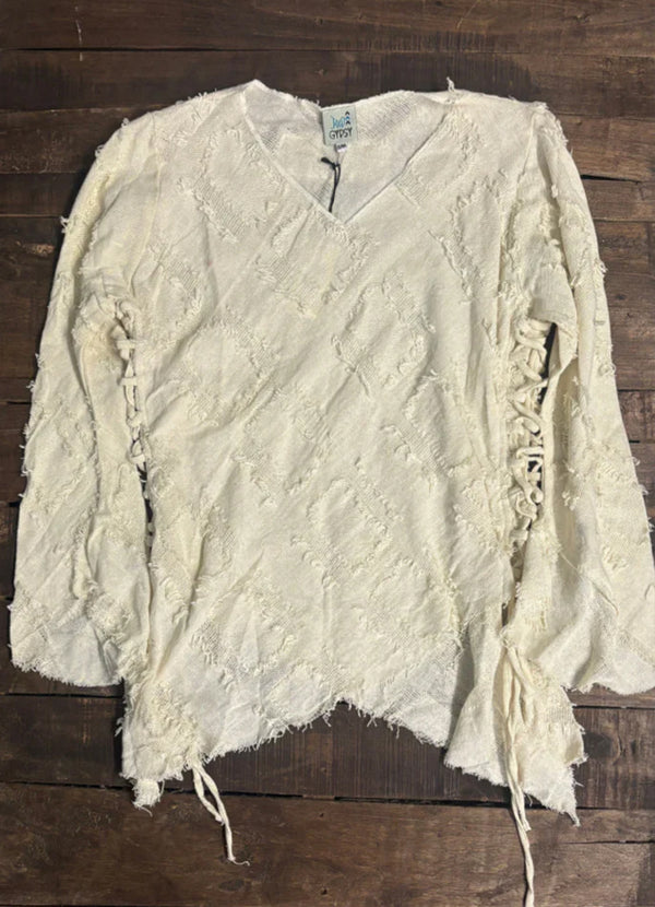 Jaded Gypsy Ivory Spirit Top