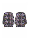 Johnny Was Inva Lucia High Neck Velvet Blouse
