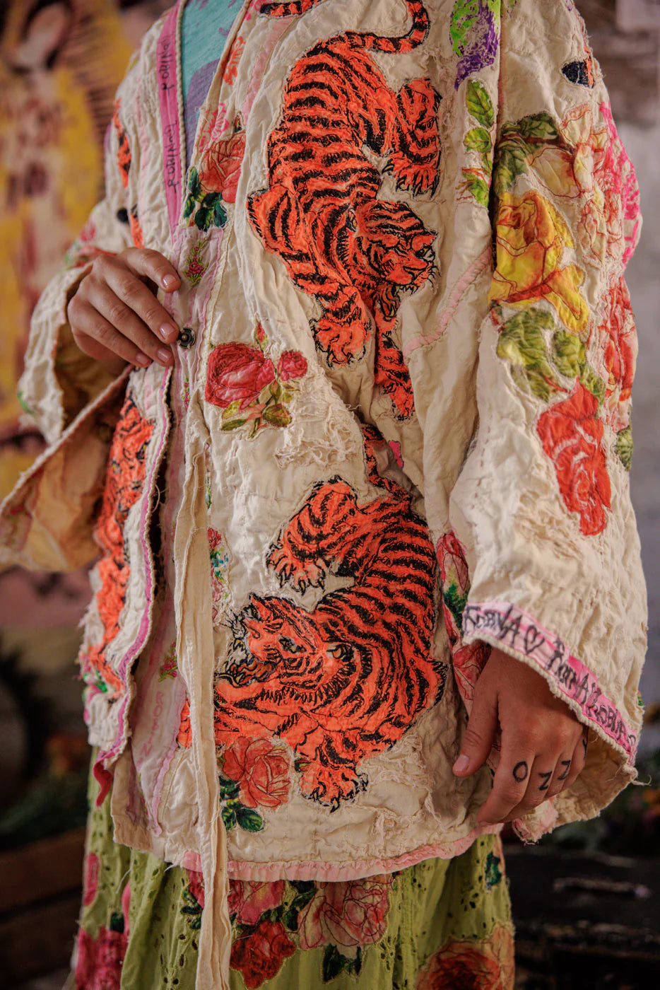 Magnolia Pearl Birch Daigo Kimono