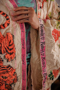 Magnolia Pearl Birch Daigo Kimono