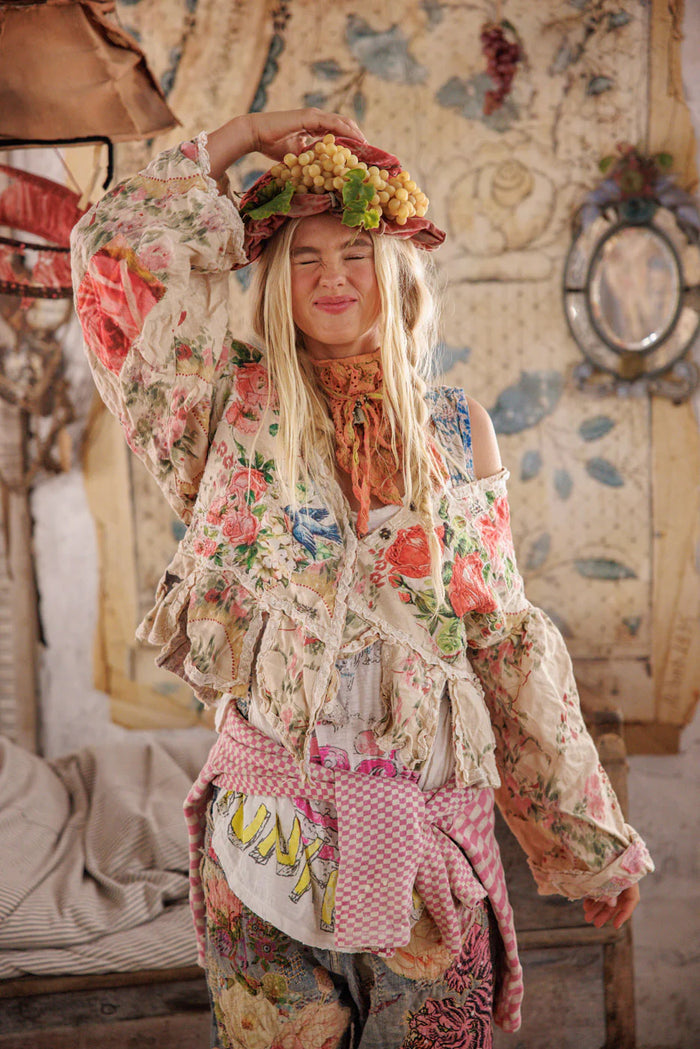Magnolia Pearl Floral Applique Monique Jacket