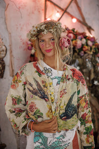 Magnolia Pearl Floral Cropped Leni Jacket