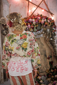 Magnolia Pearl Floral Cropped Leni Jacket
