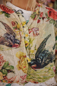 Magnolia Pearl Floral Cropped Leni Jacket
