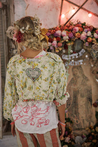 Magnolia Pearl Floral Cropped Leni Jacket