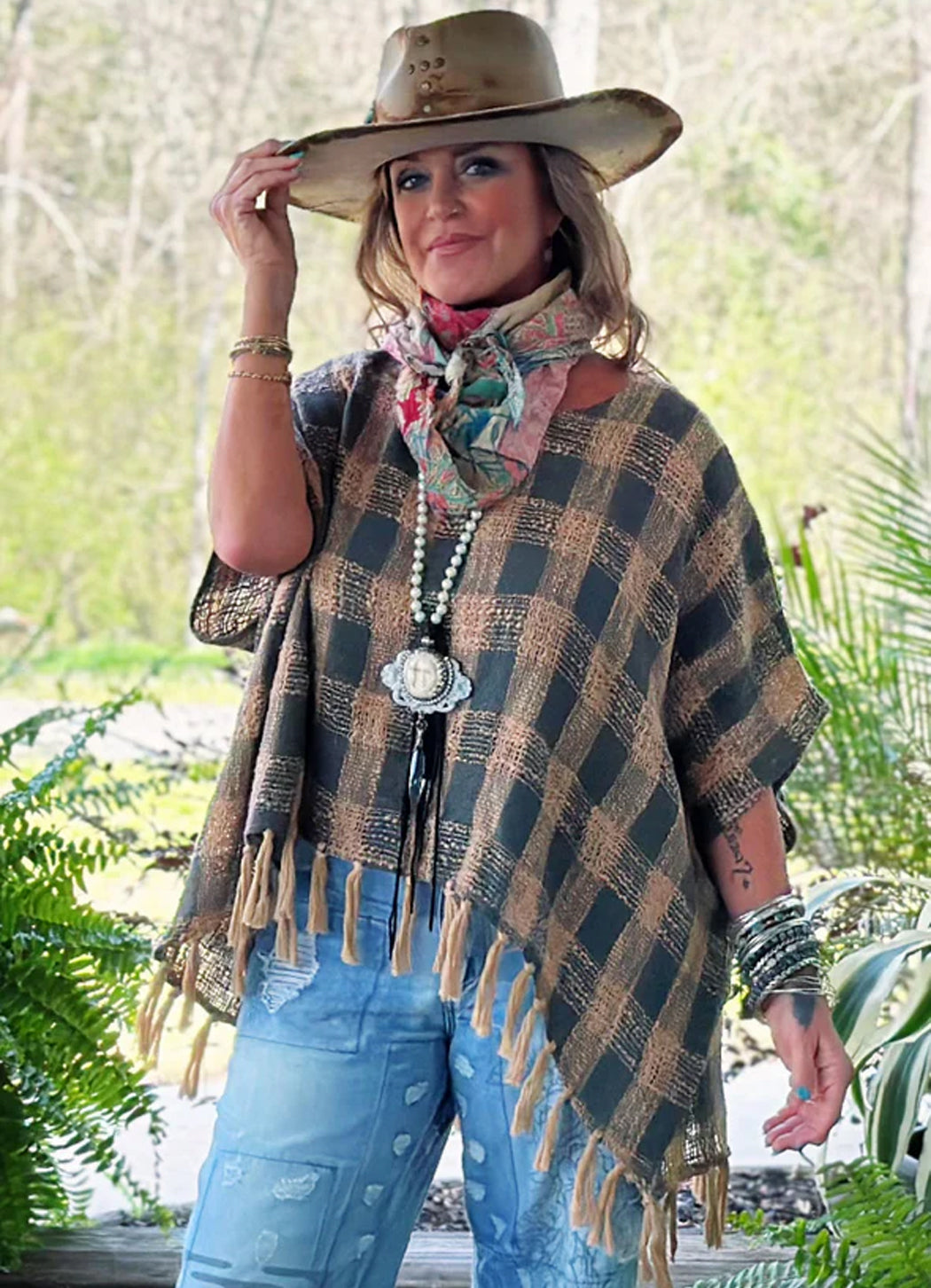 Jaded Gypsy Easy Street Poncho