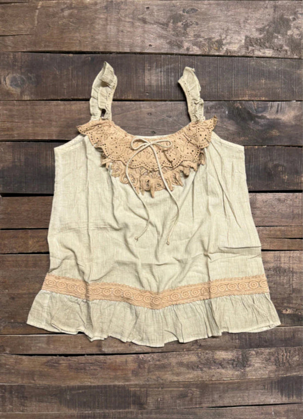 Jaded Gypsy Ruffling Feathers Tank