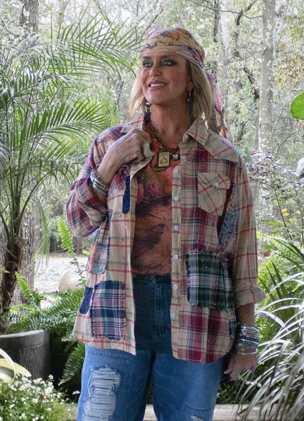 Jaded Gypsy Splattered With Love Top