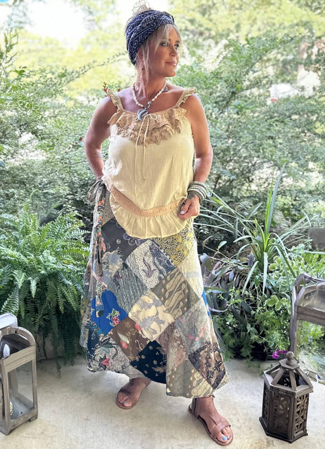 Jaded Gypsy Patchwork Love Skirt