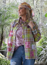 Jaded Gypsy Delightful Gardens Top