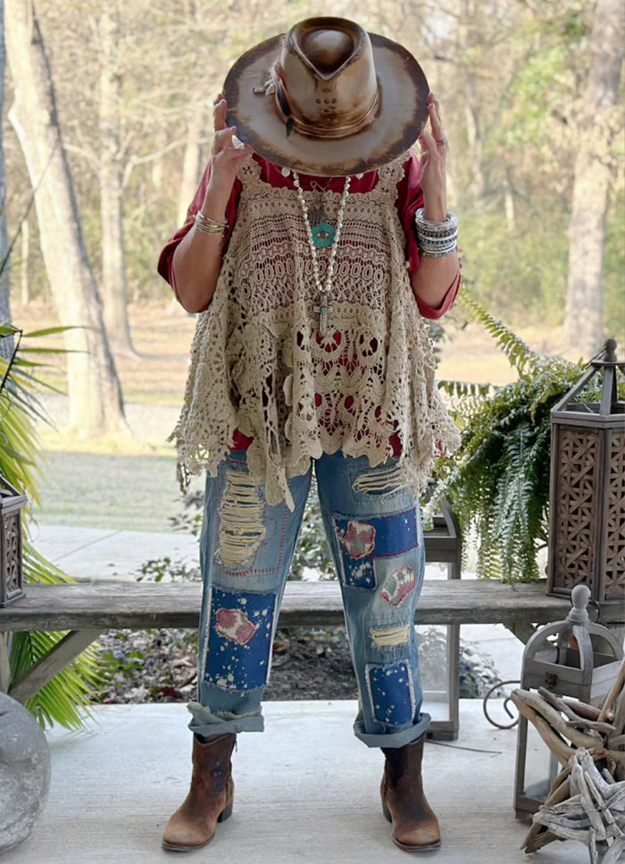 Jaded Gypsy Garden Splatter Jeans