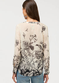 Johnny Was Ruffle Cuff Blouse