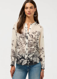 Johnny Was Ruffle Cuff Blouse