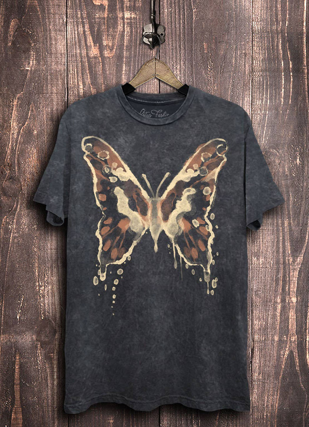 Lotus Fashion Butterfly Graphic Top