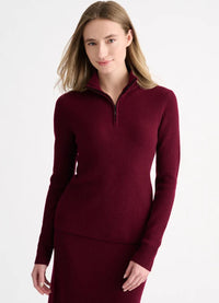 Kinross Rib Zip Mock