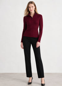 Kinross Rib Zip Mock