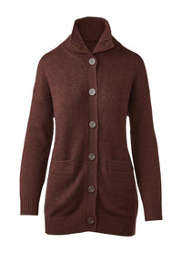 Kinross Long Button Mock Cardigan