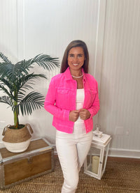Lulu B Linen Travel Jacket