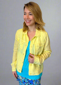 Lulu B Linen Travel Jacket