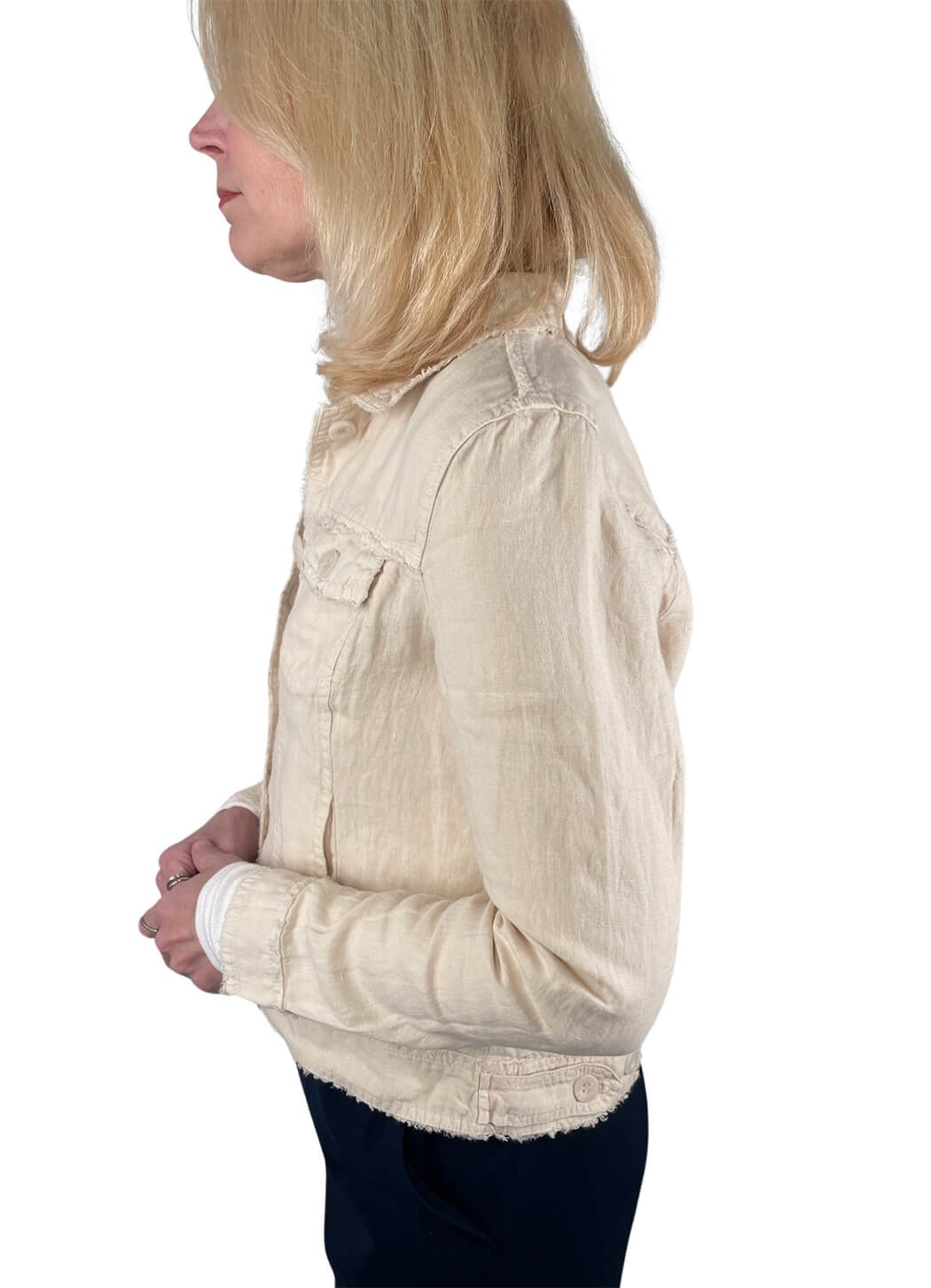 Lulu B Linen Travel Jacket