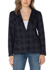Liverpool Plaid Fitted Blazer