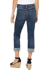 Liverpool Charlie Crop Wide Cuff Jean