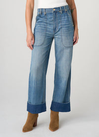 Liverpool Relaxed Straight Jean With Cuff