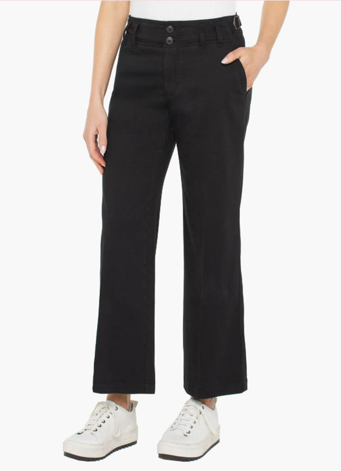 Liverpool High Rise Cinch Waist Wide Leg Pant