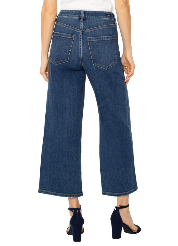 Liverpool Stride Hi-Rise Crop Wide Leg