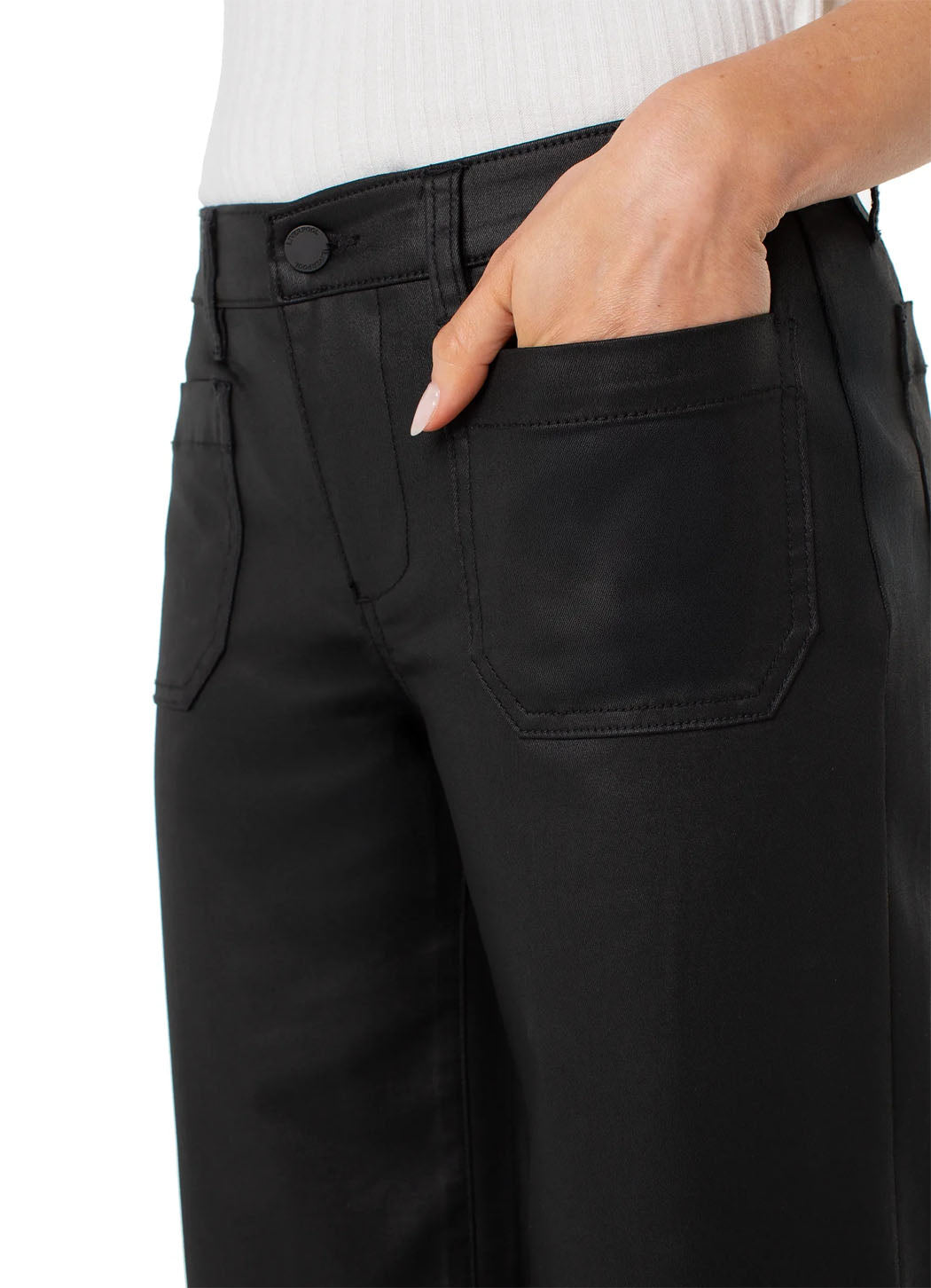 Liverpool Wide Leg Crop Pant