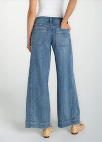 Liverpool The Stride Wide Leg Utility Jean