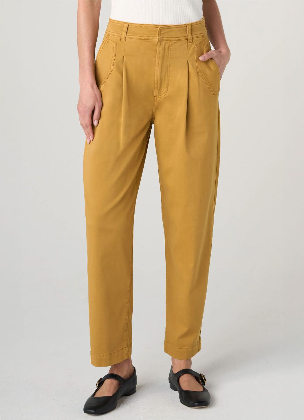 Liverpool High Rise Pleated Trouser