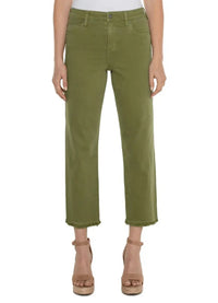 Liverpool Kennedy Crop Straight Pant