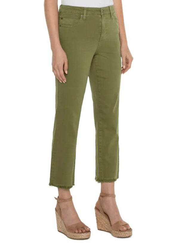 Liverpool Kennedy Crop Straight Pant