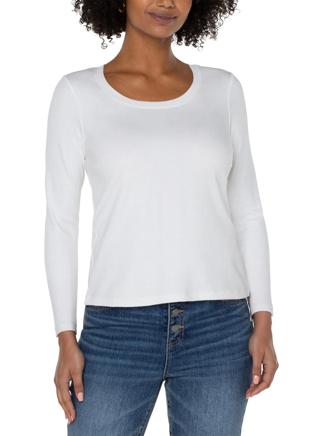 Liverpool Long Sleeve Scoop Neck