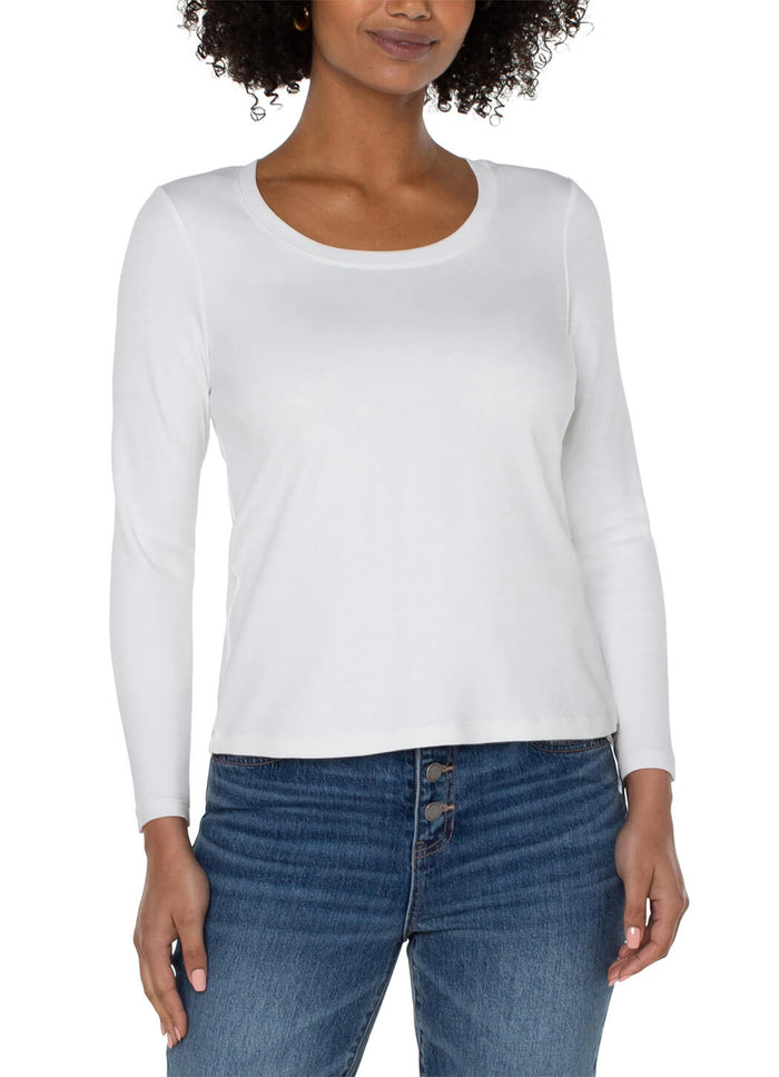 Liverpool Long Sleeve Scoop Neck