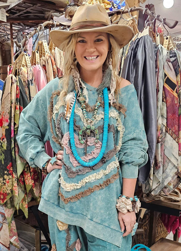 A Rare Bird Love Ribbon Heart Top