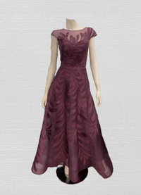 Hynes Park Floral Embroidered High Low A-line Dress