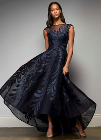 Hynes Park Floral Embroidered High Low A-line Dress