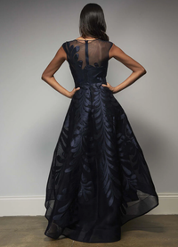 Hynes Park Floral Embroidered High Low A-line Dress
