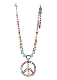 TOVA Peace POP Necklace in Watermelon