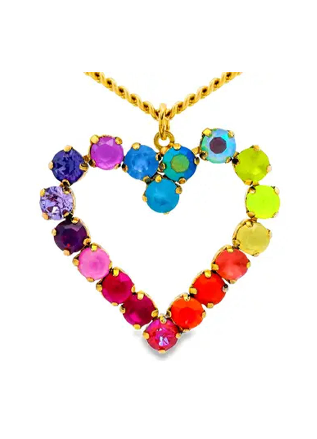 Tova Mini Heart POP Necklace in Candy Crush