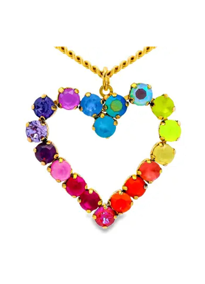 Tova Mini Heart POP Necklace in Candy Crush